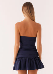 Carmel Mini Dress - Navy