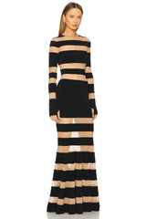 Spliced Dress Fishtail Gown