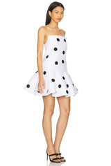 Strapless Flare Mini Dress