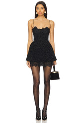 Midnight Velvet Mini Dress