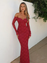 Emerson Long Sleeve Maxi Dress Red