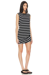 Sleeveless Drawstring Dress