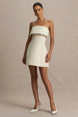 Nelly | Nude Bandeau Mini Dress