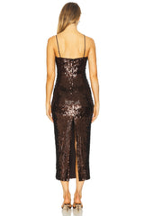 Anette Sequin Midi Dress