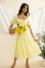 Back From Florence Maxi Dress Yellow