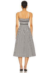 Georgia Gingham Midi Dress
