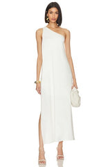 Layered One Shoulder Dress