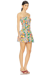 Fleur Shirred Mini Dress