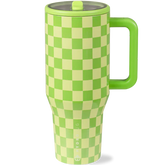 Hydrojug Traveler 40oz - Honeydew Checkers