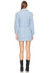 x REVOLVE Esme Mini Dress In Soft Blue