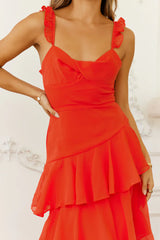 Trailblazing Maxi Dress Red