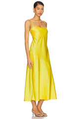 Satin Bias Cut Slip Dress