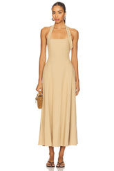Astrid Halter Midi Dress