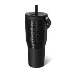 Black Leopard Print Insulated Mug Resa 35oz