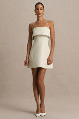 Nelly | Nude Bandeau Mini Dress