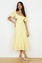 Back From Florence Maxi Dress Yellow