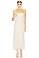 Adoni Crochet Midi Dress