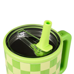 Hydrojug Traveler 40oz - Honeydew Checkers