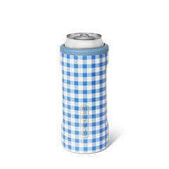 Brumate Hopsulator Slim Capri Gingham | 12oz Slim Cans