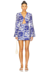 Elka Sleeved Mini Dress