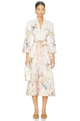 Rebellion Button Midi Dress