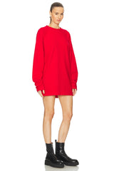 Oversized Raglan Sleeve Mini Dress