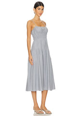 Scrunchie Midi Dress