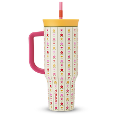 Owala 40oz Tumbler  Flower Crown