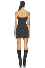 Crystal Strapless Mini Dress