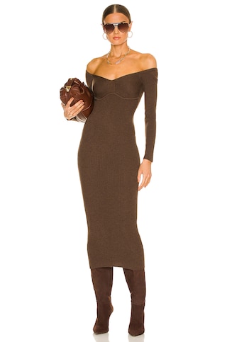 Tucci Knit Bustier Dress