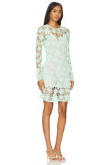 X Revolve Sydney Crochet Mini Dress