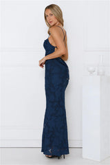 Bridge To Wonderland Maxi Dress Navy