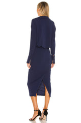 Collared Drop Waist Dress