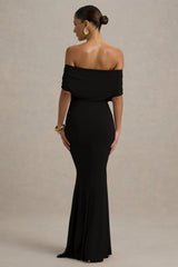 Bowden | Black Bardot Maxi Dress