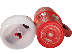 Stanley Valentine's Day Red LAVA Etched Heart Valentine's Red Stanley Quencher Tumbler Engraved Stanley Cup Custom Gift Cup 40oz Tumbler