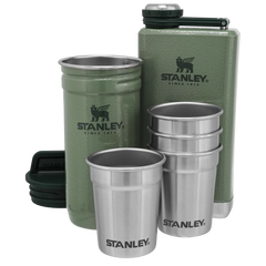 Adventure Pre-Party Shot Glass + Flask Set