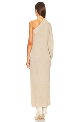 Feride One Shoulder Midi Dress