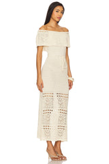 Wilda Crochet Sweater Dress