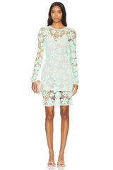 X Revolve Sydney Crochet Mini Dress