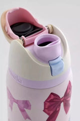Owala "Girlhood" 32oz Free Sip Limited Edition UO Exclusive Multicolor Pink Bows