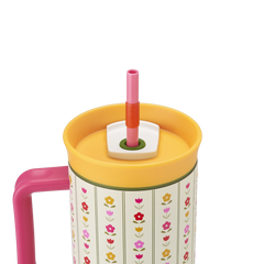 Owala 40oz Tumbler  Flower Crown