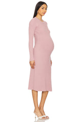 The Eliana Cotton Rib Sweater Dress