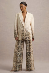 Hurley | Snake Print Ombre Longline Blazer