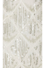 Nia Sequin Fringe Dress