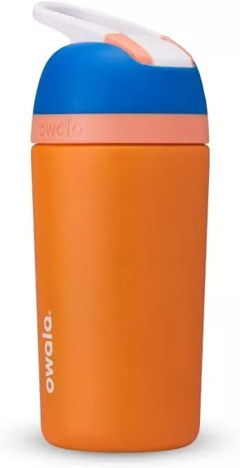 Owala Kid's Flip 14 oz. Insulated Stainless Steel Water Bottle Blue Citrus