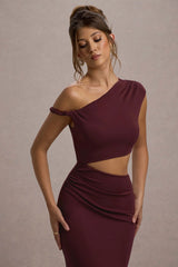 Thaliana | Port Cut-Out Open-Back Maxi Dress