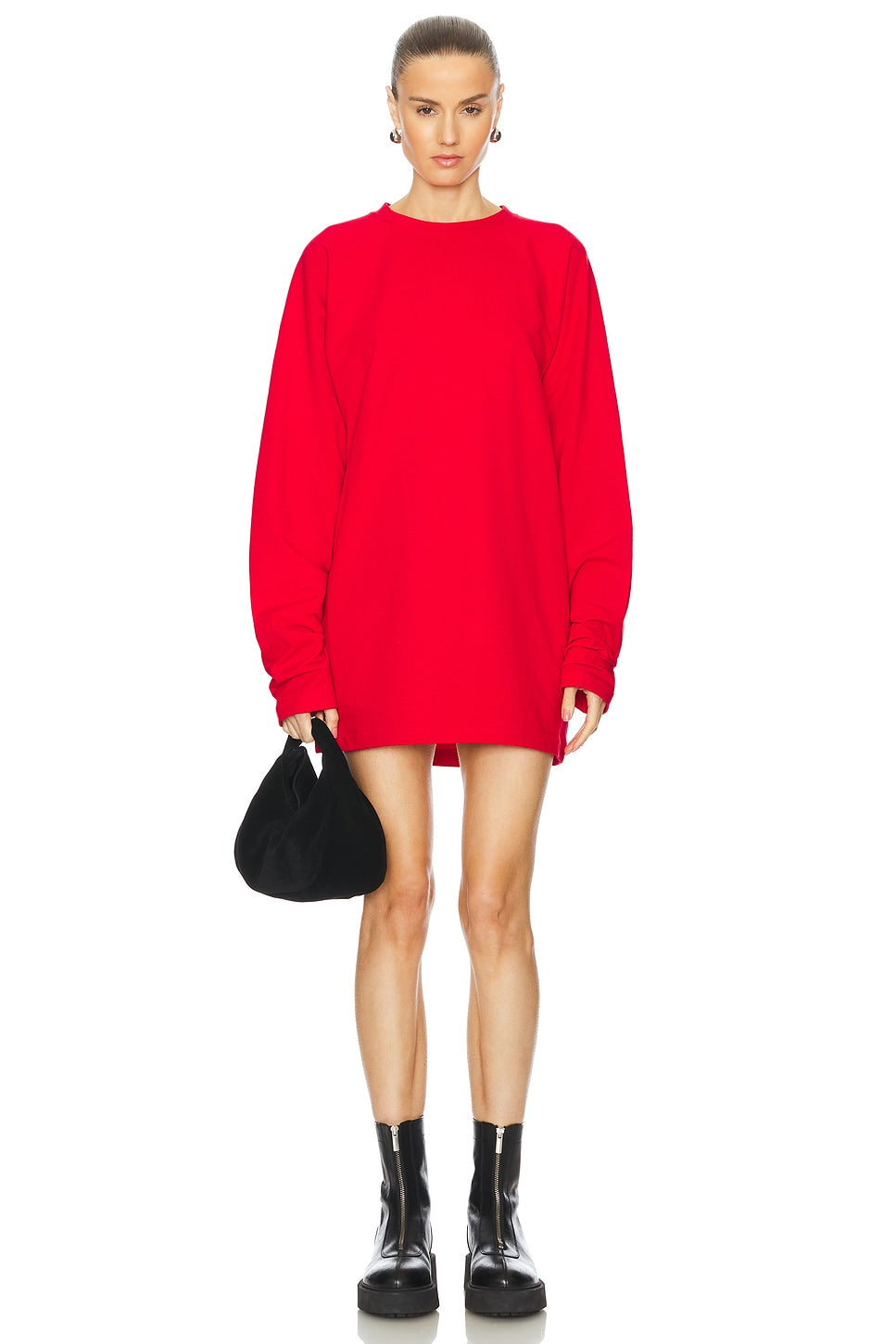 Oversized Raglan Sleeve Mini Dress