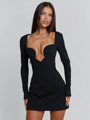 Rosa Mini Dress Black