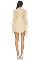 X Revolve Anyssa Ruffle Mini Dress