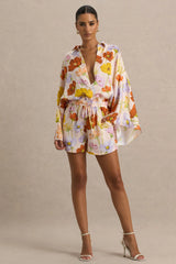 Sovran | Bright Floral Print Shorts